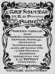 Annonce publicitaire pour l'Art Nouveau de Bing (1898)